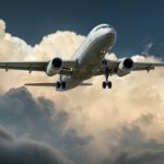 Flugzeug in der Luft
